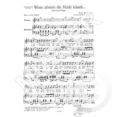 Wenn abends die Heide träumt, Jäger Wenn abends die Heide träumt, Jäger