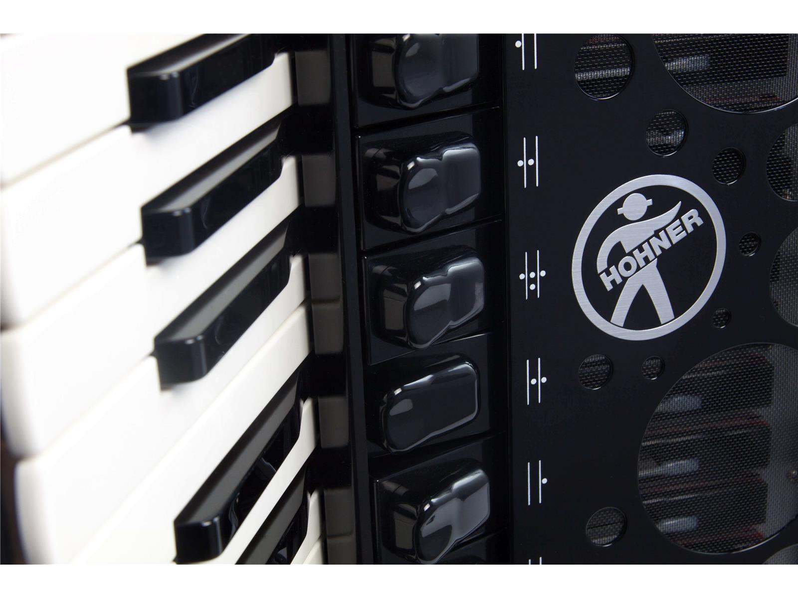 Akkordeon Hohner Amica IV 96 Bass schwarz Akkordeon Hohner Amica IV 96 Bass schwarz