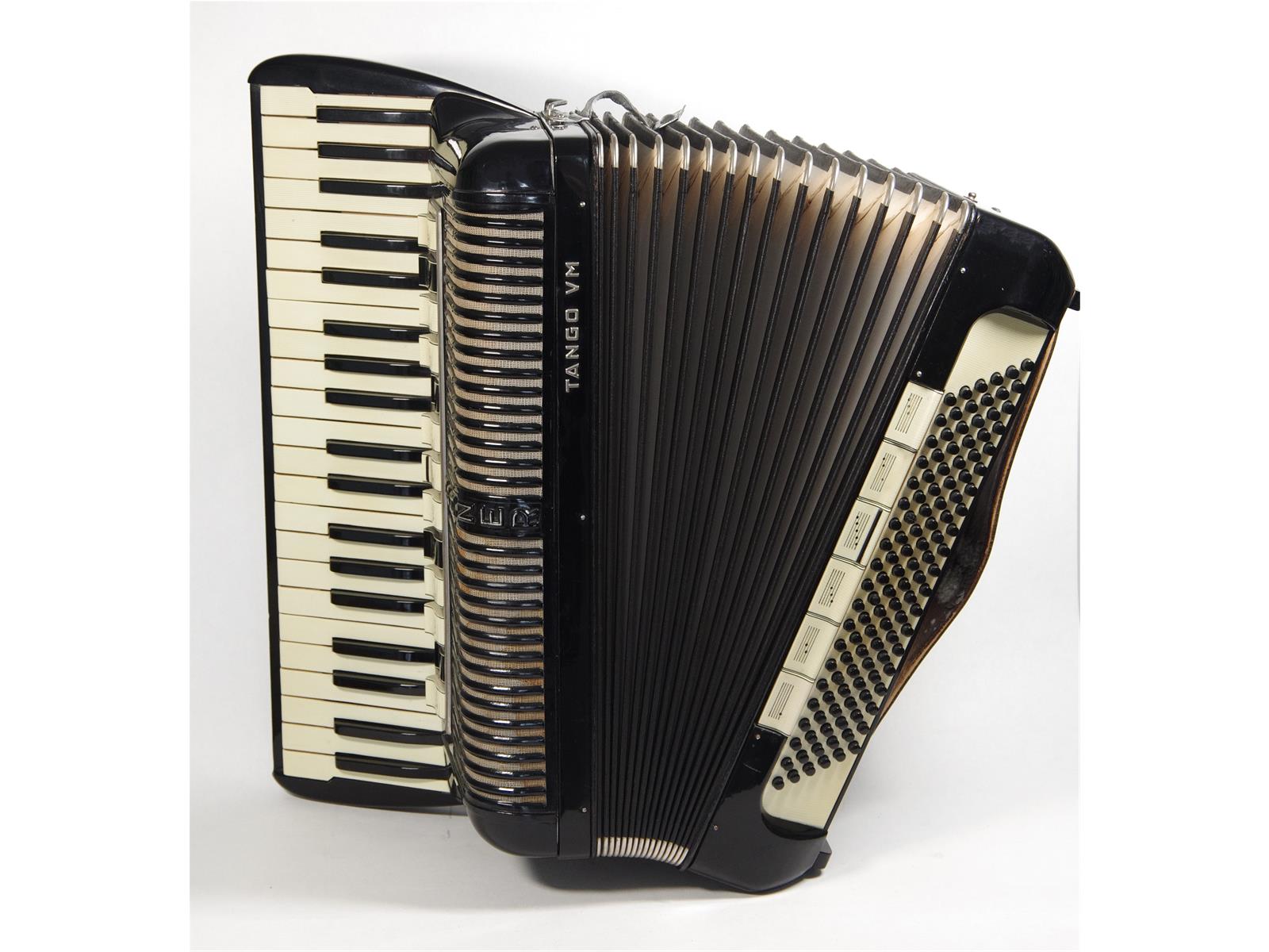 Akkordeon Hohner Tango VM 120 schwarz gebraucht Akkordeon Hohner Tango VM 120 schwarz gebraucht