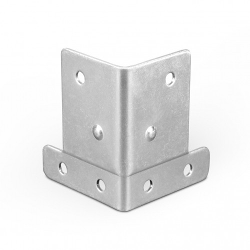 L-Ecke 60 mm x 50 mm gekröpft für 6111, verzinkt