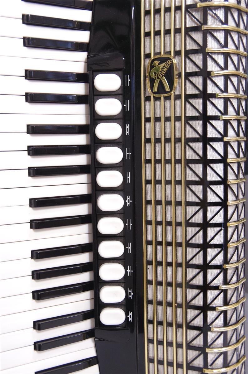Akkordeon Hohner Atlantic IV N de luxe schwarz gebraucht
