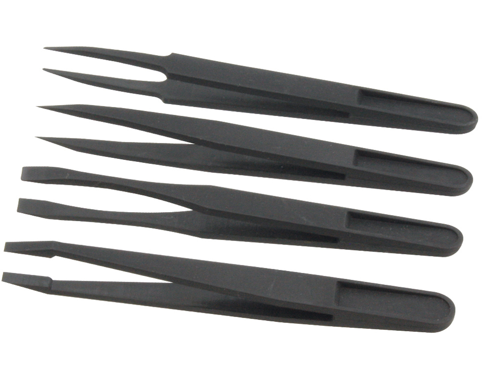 Kunststoff Pinzetten Set 4-tlg. Kunststoff Pinzetten Set 4-tlg.