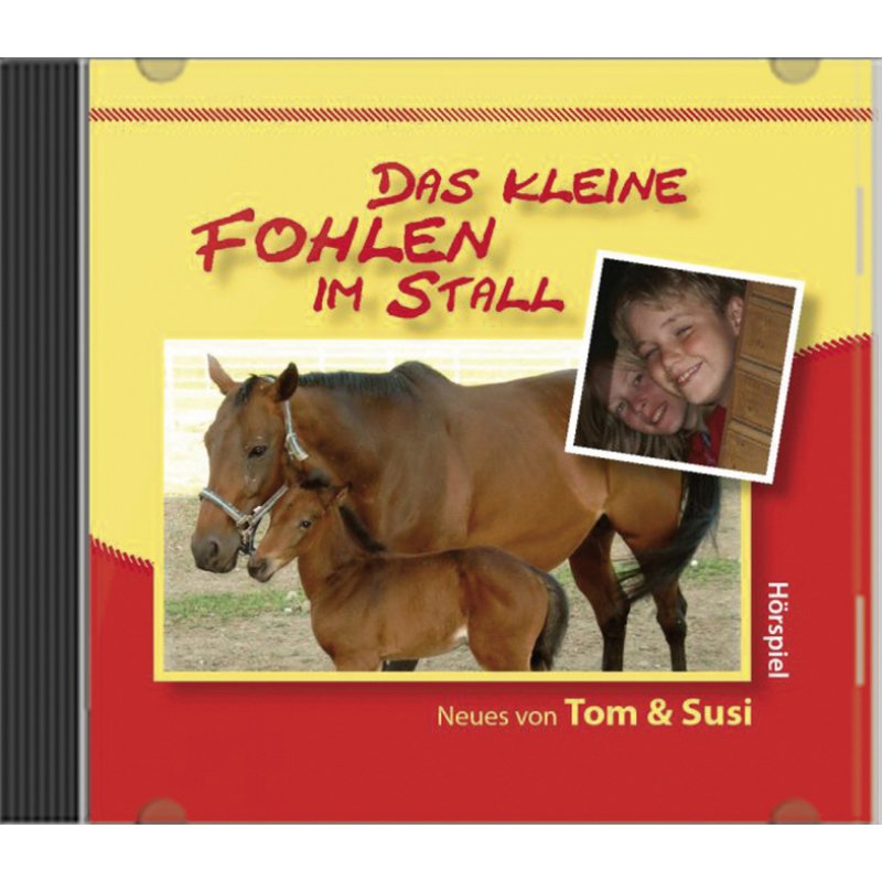 Das kleine Fohlen im Stall Das kleine Fohlen im Stall