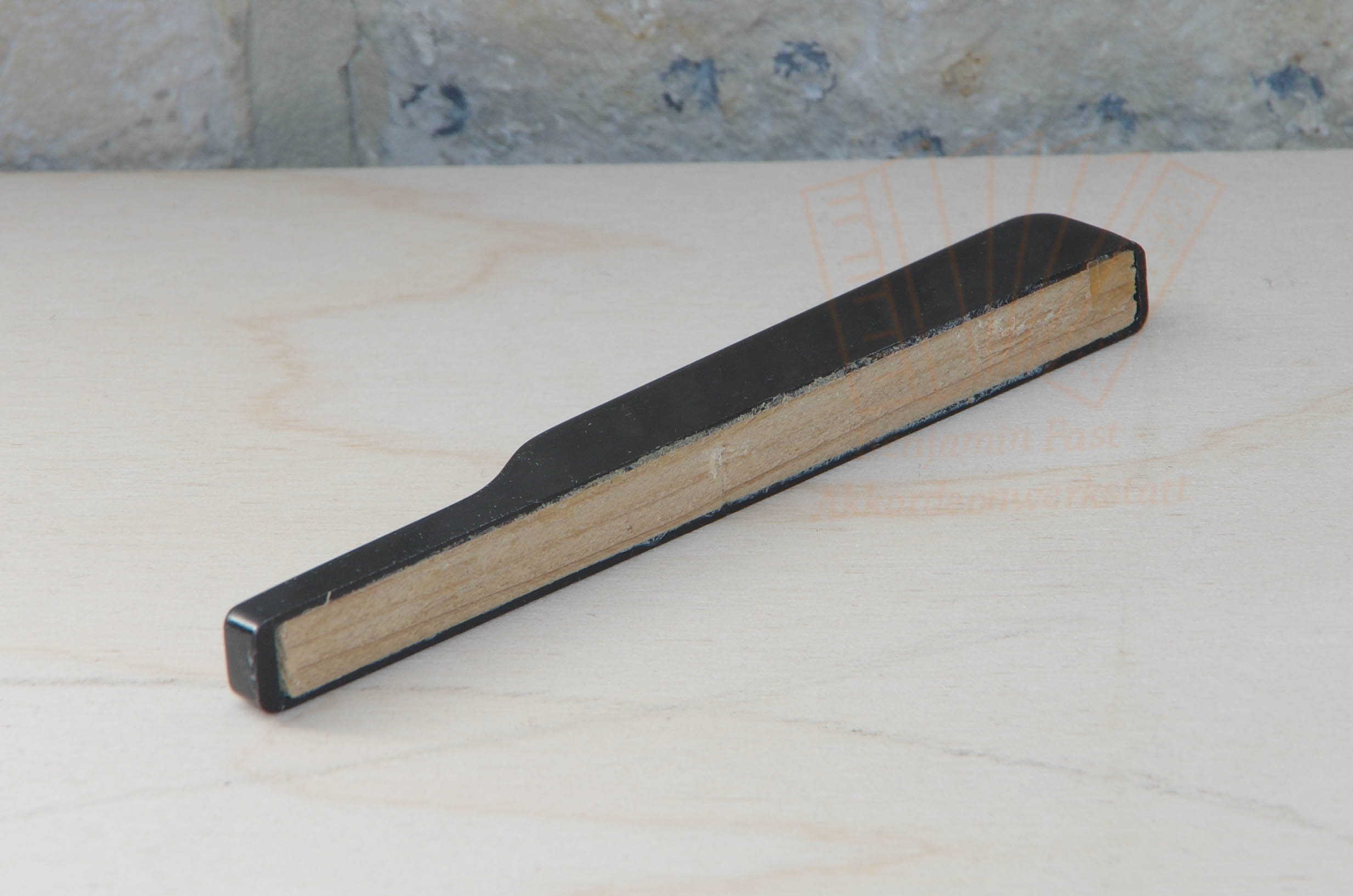 Halbtontasten-Auflage schwarz L10cm  - gebraucht Halbtontasten-Auflage schwarz L10cm  - gebraucht