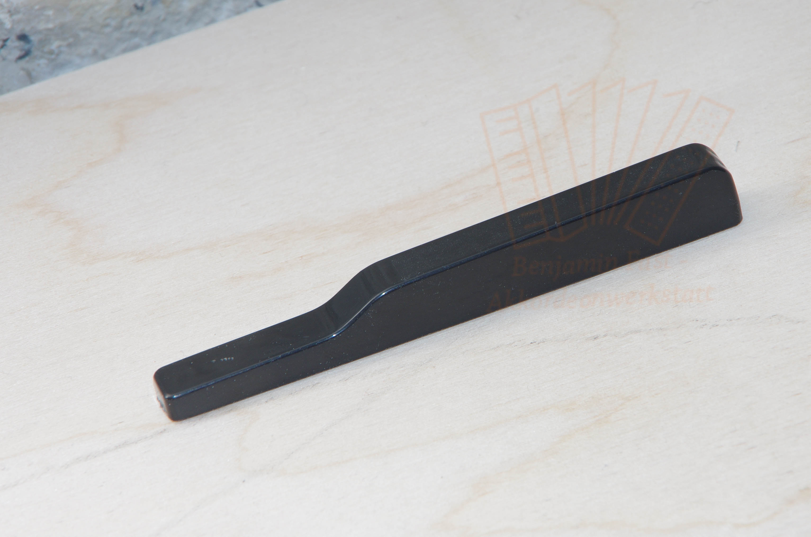 Halbtontasten-Auflage schwarz L10cm  - gebraucht