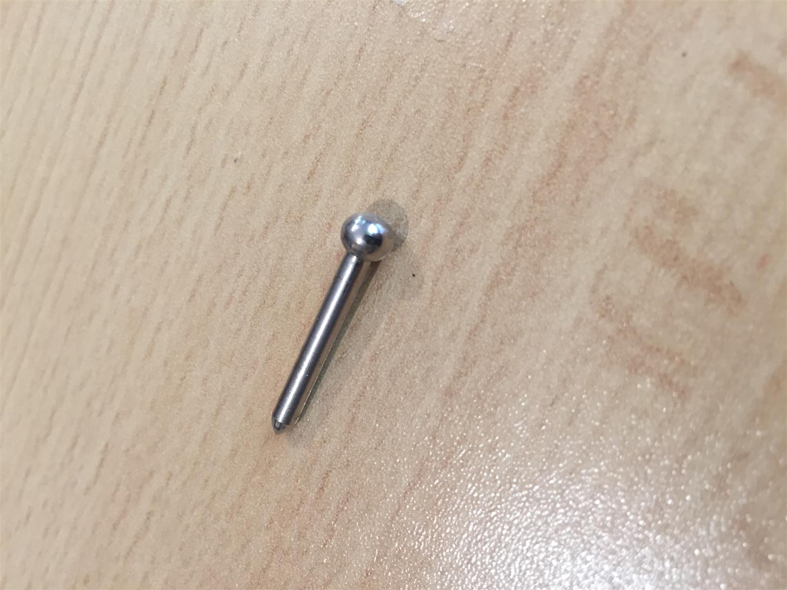 Balgnagel Kugelkopf 2,8x26mm vernickelt Balgnagel Kugelkopf 2,8x26mm vernickelt