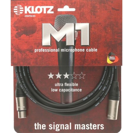 Mikrofonkabel Klotz XLR-XLR 5m sw Mikrofonkabel Klotz XLR-XLR 5m sw