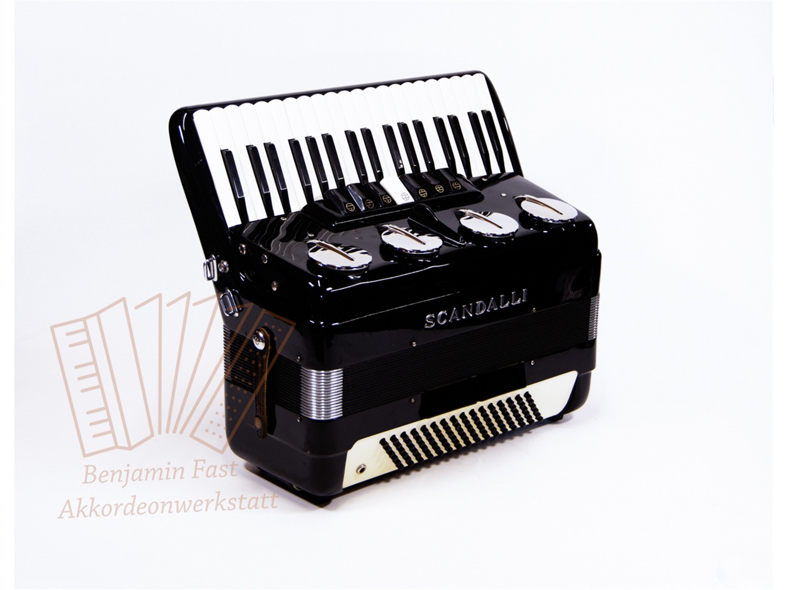 Akkordeon Scandalli Saxophonklappen gebraucht