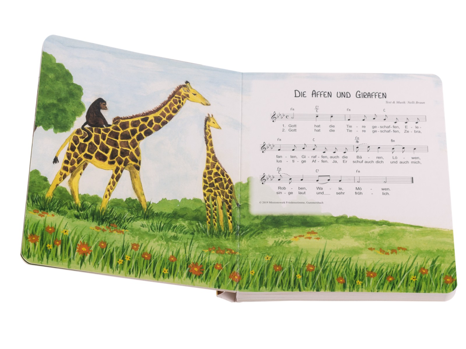 Pappebuch - Tierlieder für Kinder