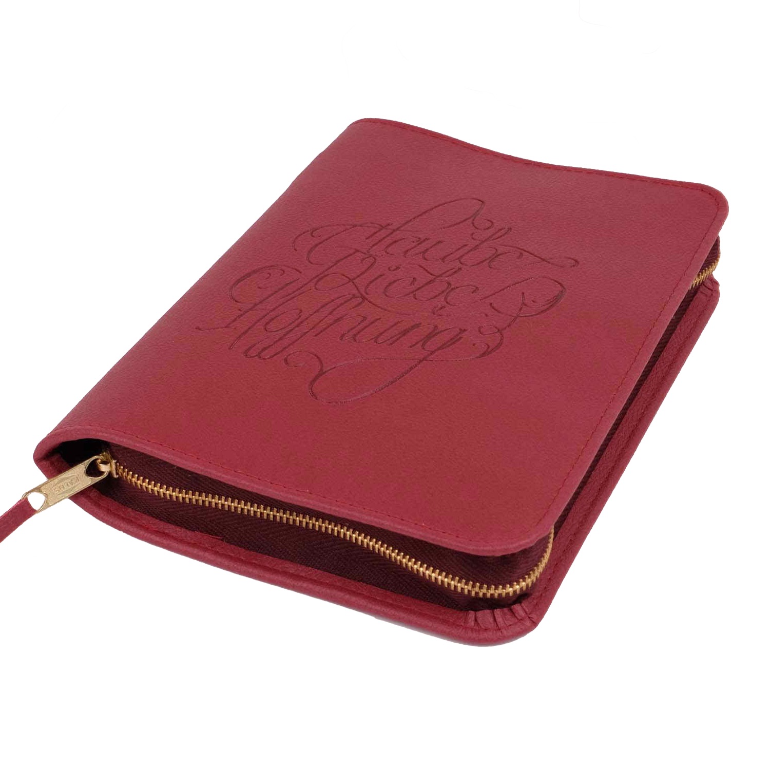 Bibelhülle Schlachter TA AppleSkin - granatrot Bibelhülle Schlachter TA AppleSkin - granatrot