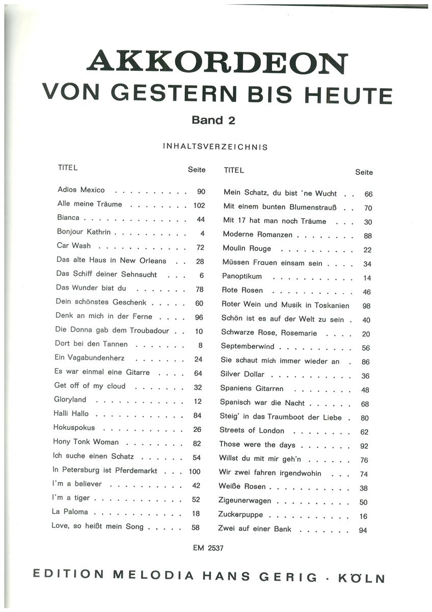 Von gestern bis heute 2, Akk - Antiquariat