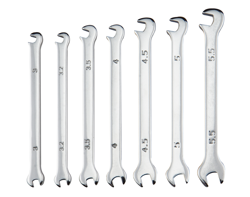 Mini Doppel Maulschlüssel Set 7-tlg.