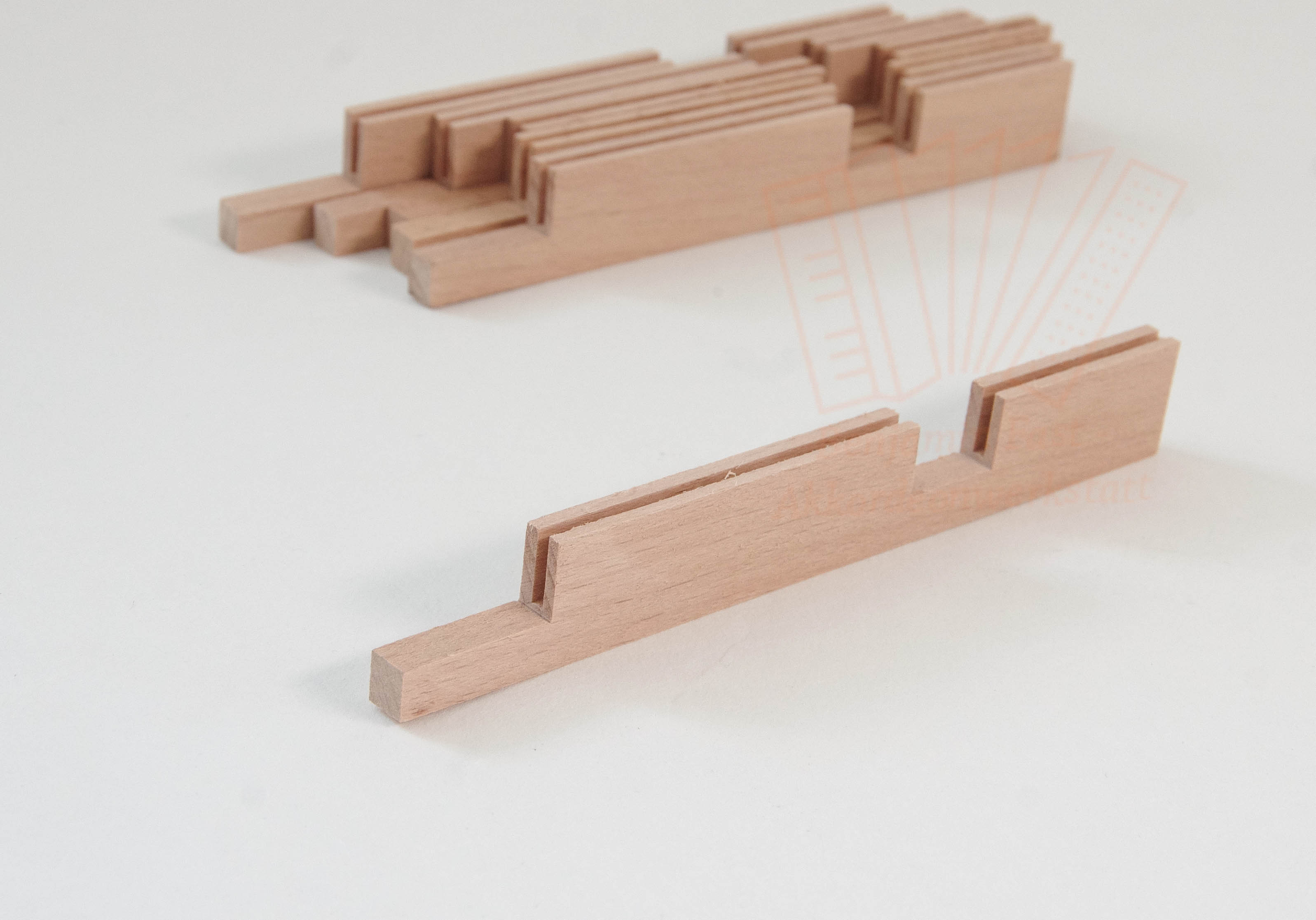 Holzkern große Taste Buche Holzkern große Taste Buche