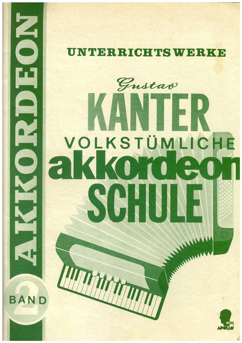 Volkstümliche Akkordeon Schule 2, Kanter - Antiquariat Volkstümliche Akkordeon Schule 2, Kanter - Antiquariat
