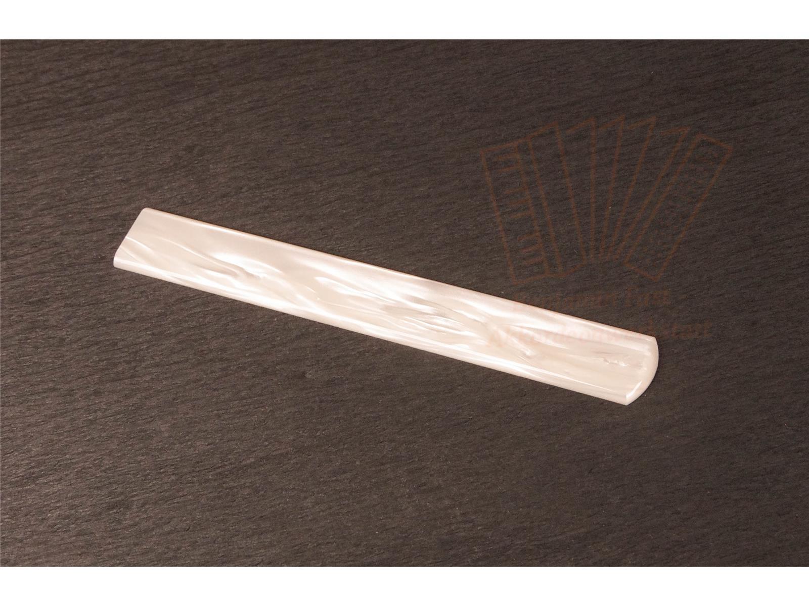 Tastenauflage rund Kunststoff weiß perlmutt Tastenauflage Rund Kunststoff perlmutt weiß 19,8 cm