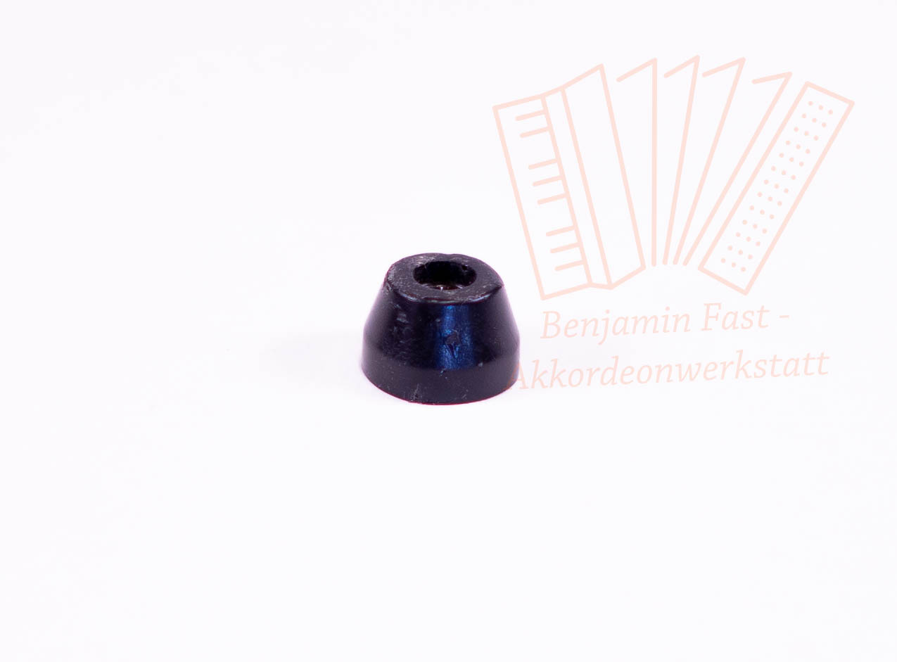 Fuß Rund Kunststoff schwarz 20x13mm Fuß Rund Kunststoff schwarz 20x13mm