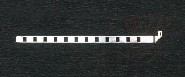 Registerschieber Bass Alu gekröpft 31x1,4 cm, gebraucht