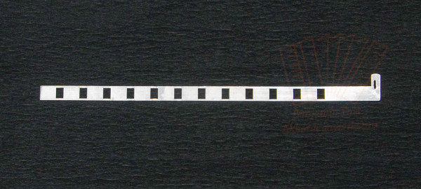 Registerschieber Bass Alu gerade 31,7x1,3 cm, gebraucht